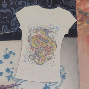 Twee Iron-on Dragon Transfer